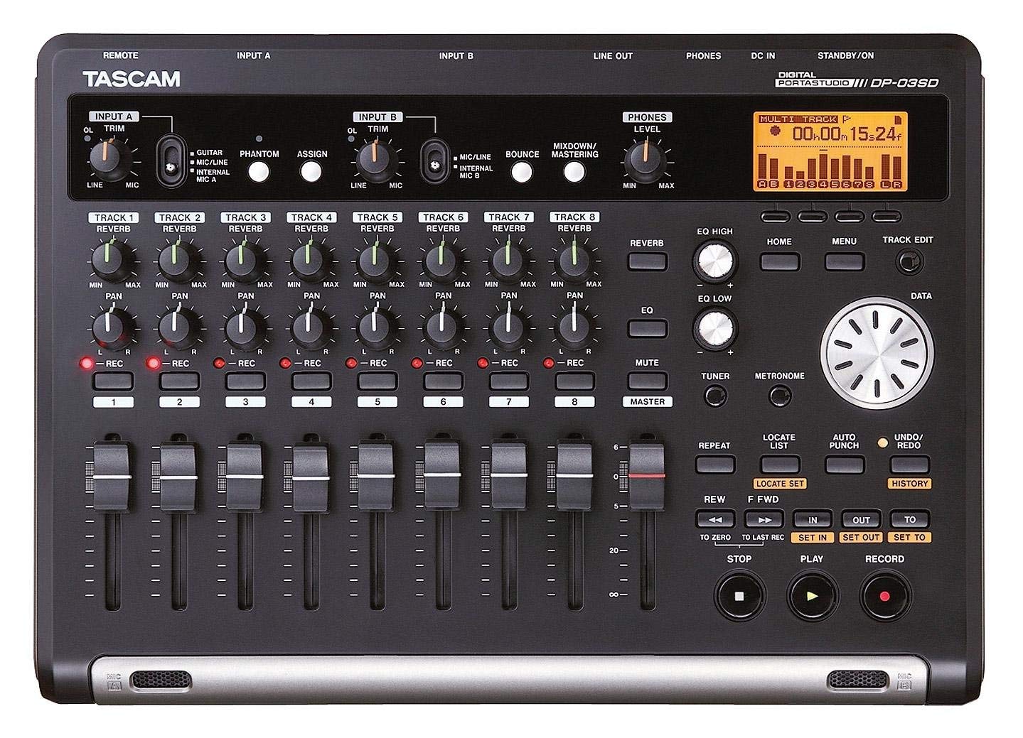 TASCAM DP-03sd 8-Track Digital Portastudio : Amazon.ca: Musical